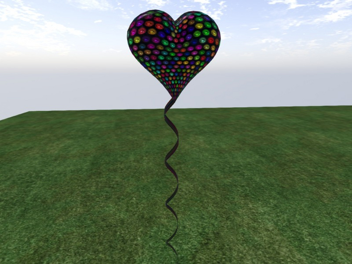 TM Mardi Gras Balloon - Beads