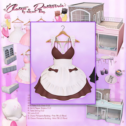 Sweet Thing. Cafe Uniform - Mocha (Maitreya) RARE