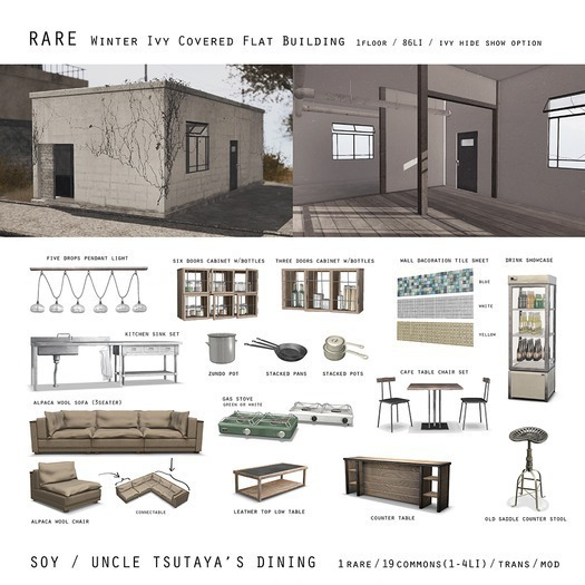 Soy. UTD - Cafe table chair set - boxed