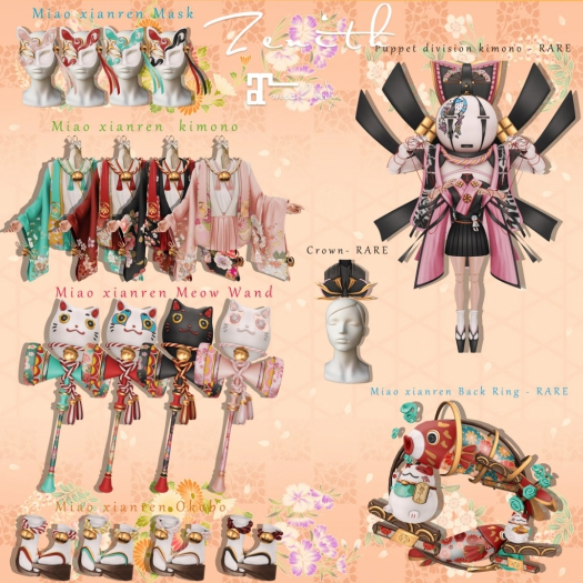 =Zenith=Puppet division kimono - RARE