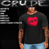 As If (heart) Men's T-Shirt (MCT MV) <Wear Me>