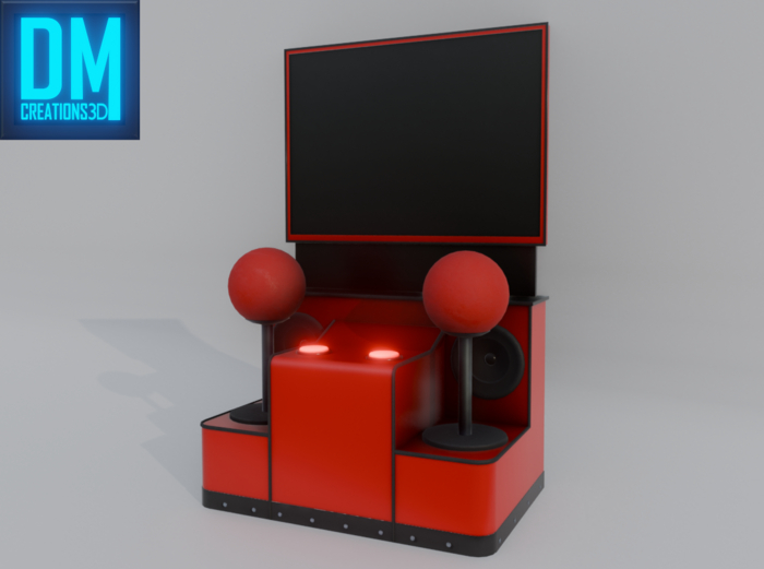 Retro Cabinet Gaming A01 Full Perm Mesh