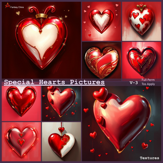 Valentine Hearts textures
