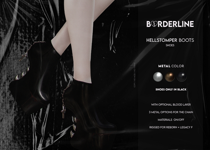 BORDERLINE - Hellstompers - Leather