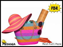 Meshuga PBR Summer Fun - Beach Bag & Stuff FULL PERM MESH