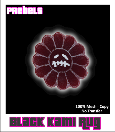 [Prebels] Black Kami Rug