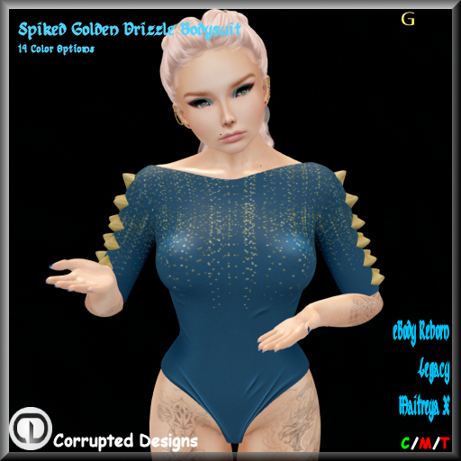 Spiked Golden Drizzle Bodysuit
