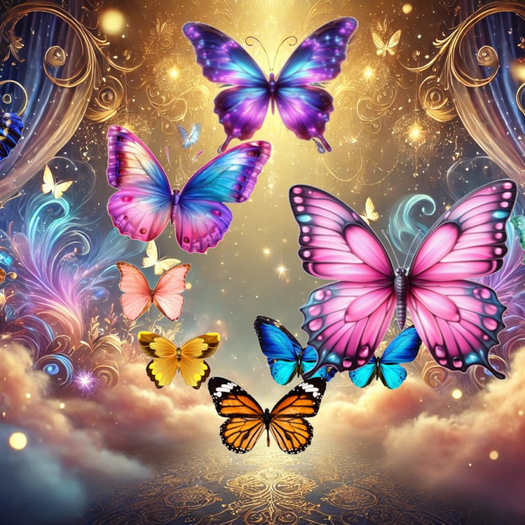 LBB - BUTTERFLY POOFER