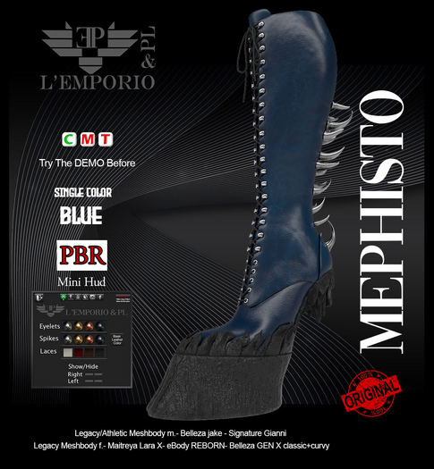 L'Emporio&PL ::*Mephisto *:: Boots [BLUE]