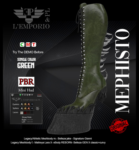 L'Emporio&PL ::*Mephisto *:: Boots [GREEN]