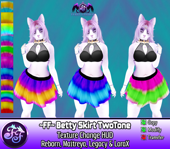 ~FF~ Betty Skirt TwoTone
