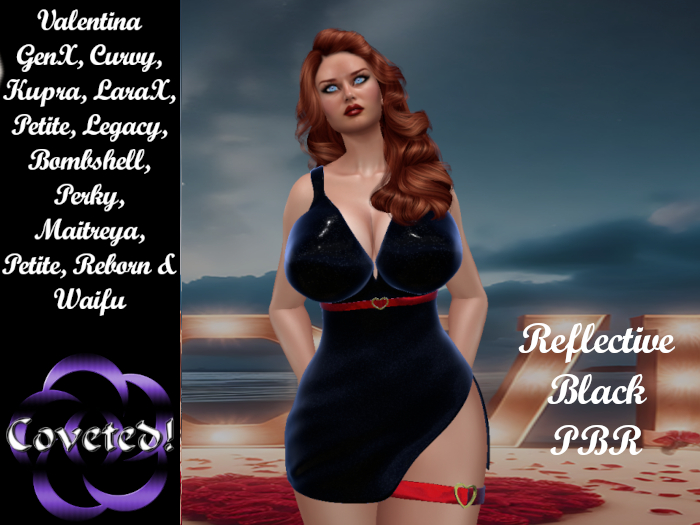 Valentina Reflective Black by COVETED!