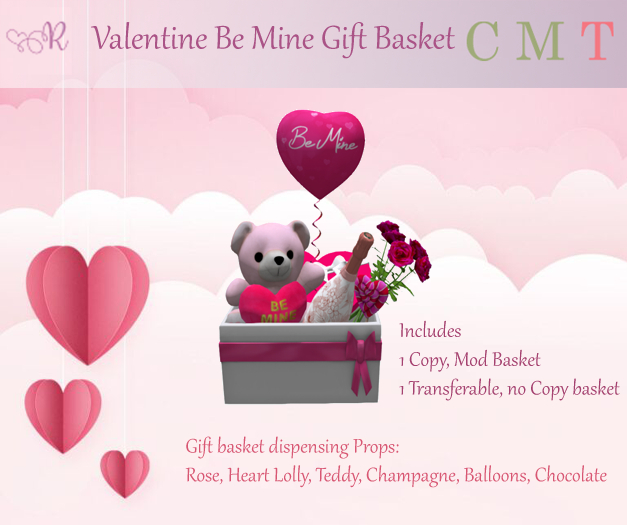 *Revived* Valentine Be Mine Gift Basket 