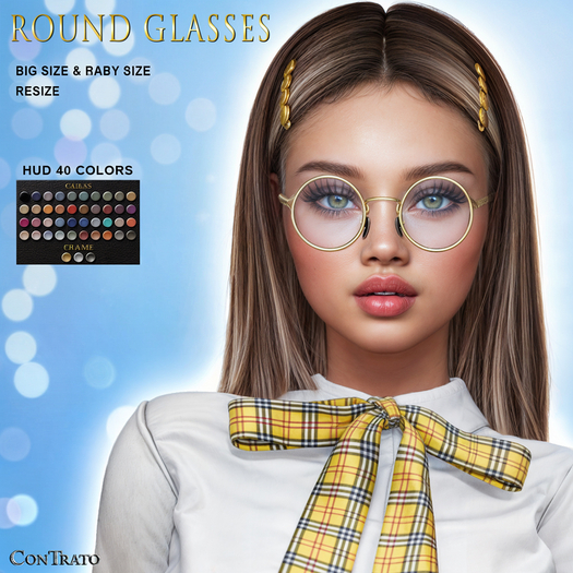 [ConTrato] Round Glasses