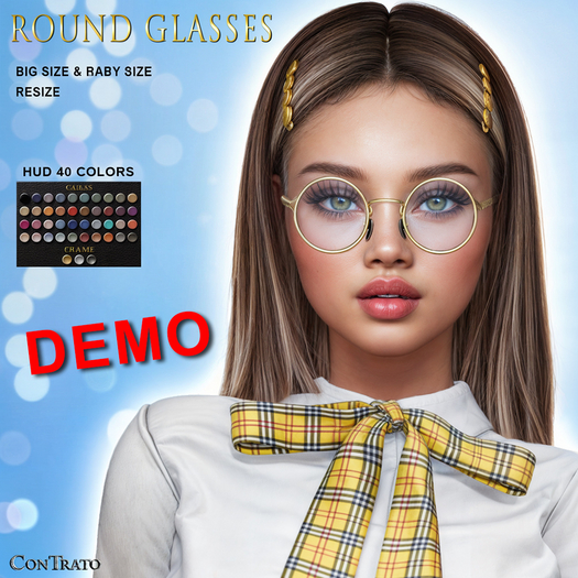 [ConTrato] Round Glasses DEMO