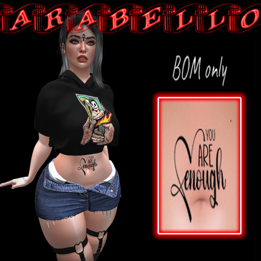 .:Arabello:.You are enough Tattoo *PROMO*