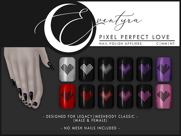 Eventyra - Legacy Nail HUD - Pixel Perfect Love