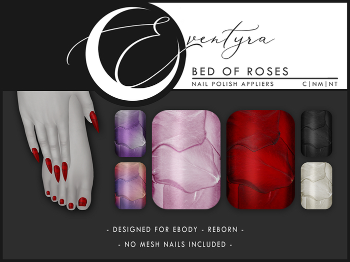 Eventyra - Reborn Nail HUD - Bed Of Roses