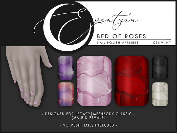 Eventyra - Legacy Nail HUD - Bed Of Roses