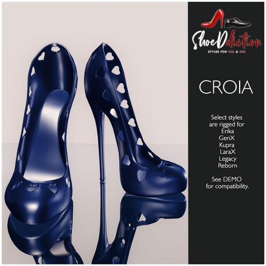 {SA} Croia Heels Blue