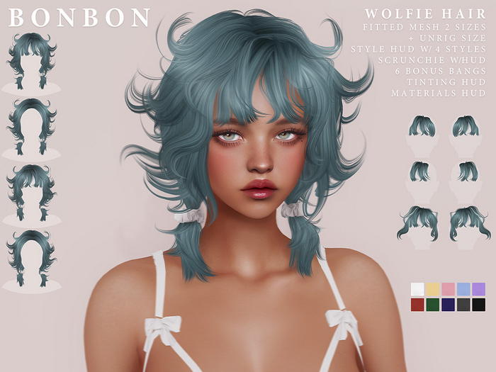 bonbon - wolfie hair (fatpack)
