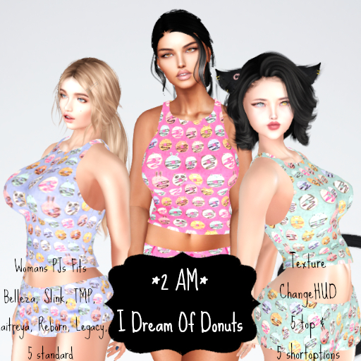 *2 AM* I Dream Of Donuts PJs PACK ONE