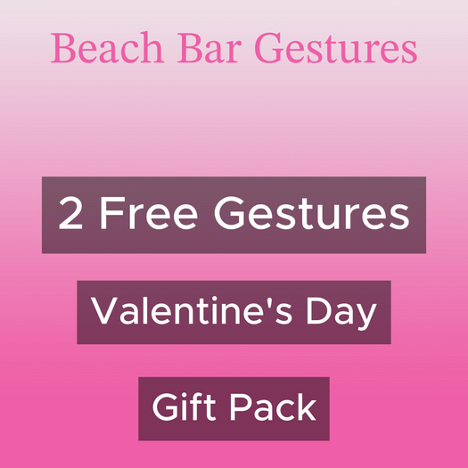 VDAY 2025 -  FREE GIFT PACK - 2 GESTURES - BEACH BAR