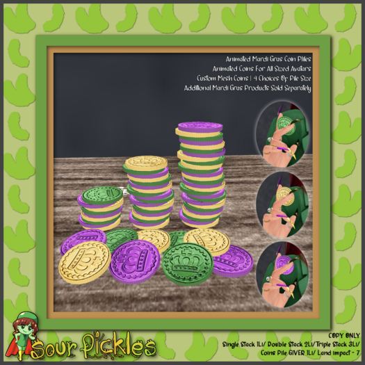 [SP] Mardi Gras - Coins Piles