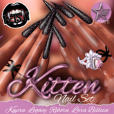  ♡ [F] Kitten Nail Set Pack ♡ [SMB update]