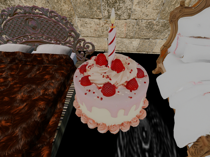 Strawberry Birthday Cake