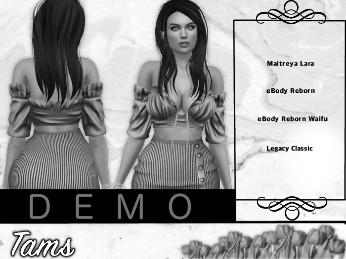 DEMO - Tams - Skirt Outfit with CString - Cil