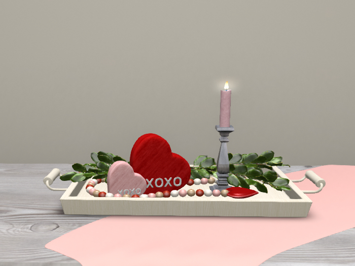Valentine Heart Tray
