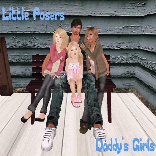 *Little Posers* Daddy's Girls