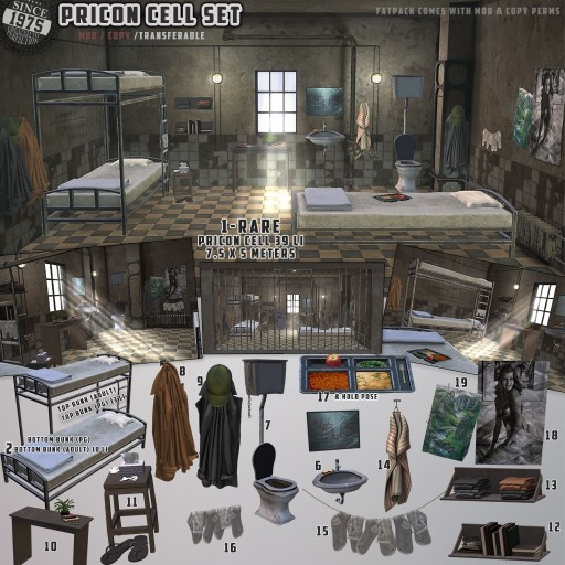 05. [Since1975] Prison Cell - Top Bunk Bed (PG)