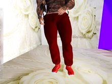 Daniel ~.~ Track Pants [Deep Red] Assorted