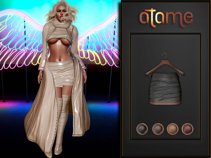 AtaMe - Neige Leather Skirt Reborn