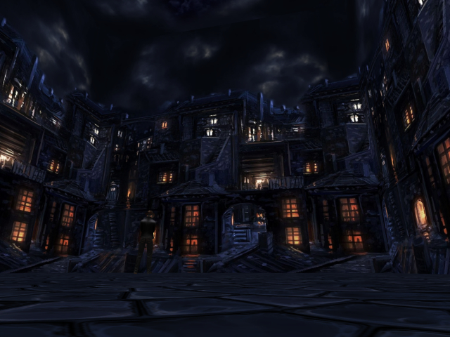 Gothic city Skybox