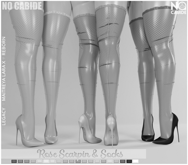 DEMO No Cabide :: Rose Scarpin & Socks [HUD]