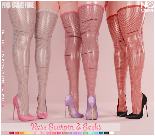 No Cabide :: Rose Scarpin & Socks [HUD]