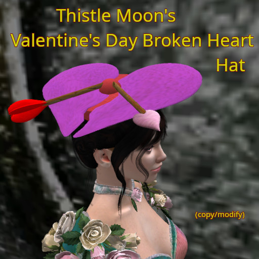 TMD Valentine's Day Broken Heart Hat  **Special Discount!**