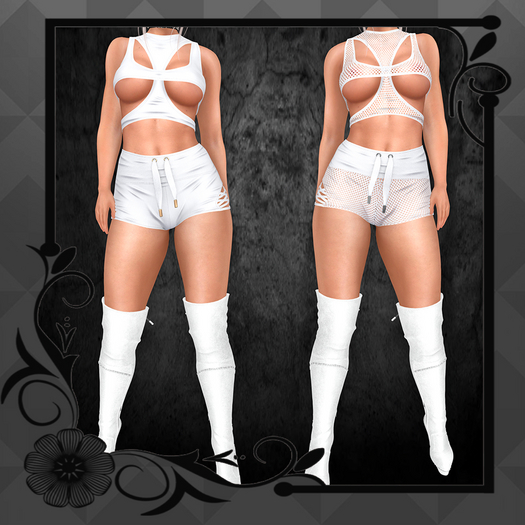 V2V DANA SHORTS ( LARA X)  WHITE add me