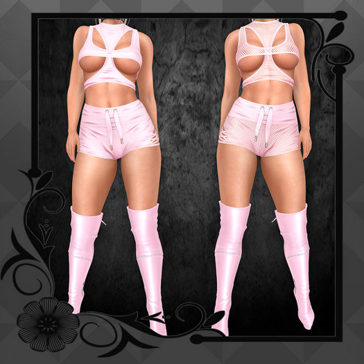 V2V DANA SHORTS ( LARA X)  PINK add me