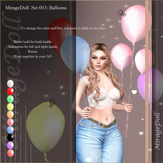 MirageDoll .Set 043: Balloons