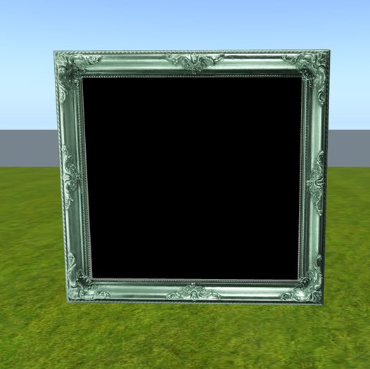 Antique Wood Picture Wall Frame - Mint -2 prims by RWC(boxed)Copy/Mod