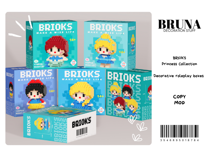 BRUNA - Brioks Collection - Princess Fatpack