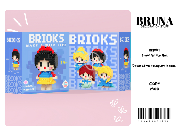 BRUNA - Brioks Collection - Princess - SnowWhite