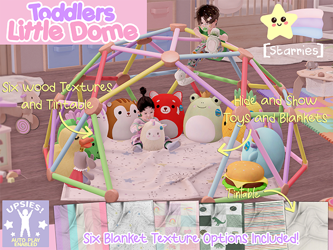 [Starries] Little Dome Climbing Dome for Toddlers and Children Made for Indoor Fun & works with AutoPlay!