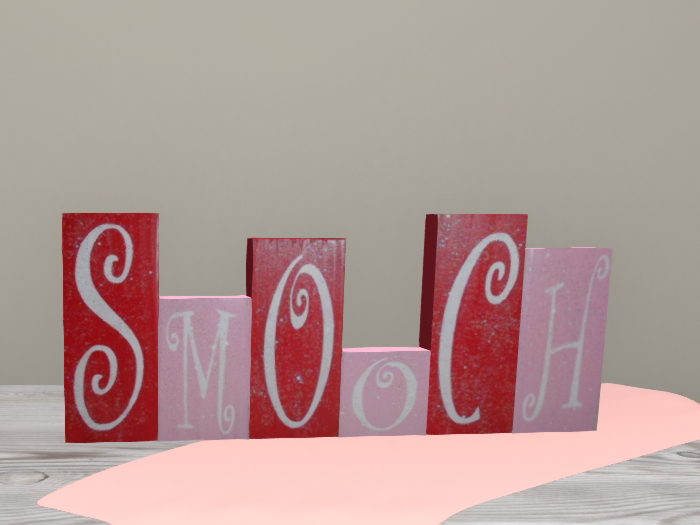 Valentine's Day Smooch Blocks