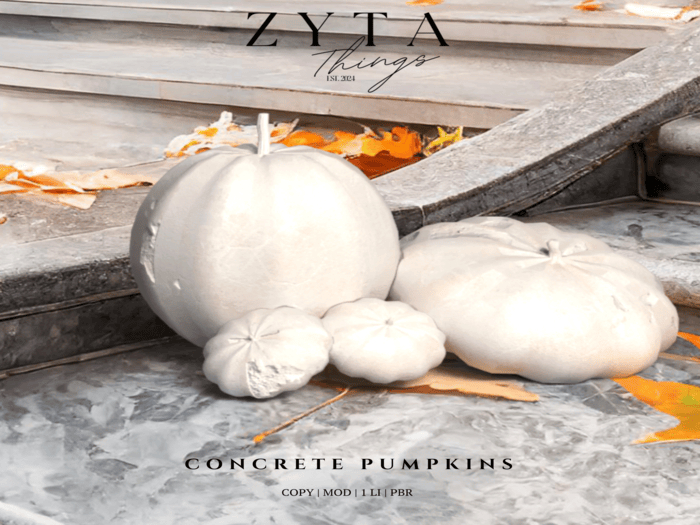 ZYTA: Concrete Pumpkin 
