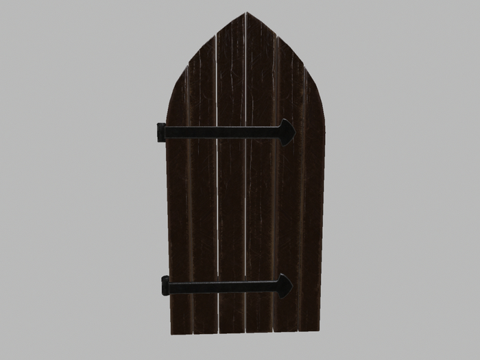 Medieval door  v_001 - MESH - FULL PERM